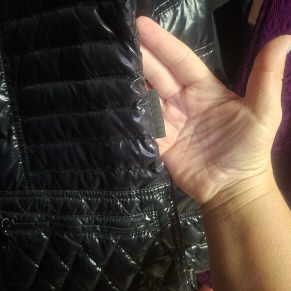 Moncler Ladies Magritte Black Diamond Quilted Down Puffer Jacket size 3 M/L - Picture 13 of 13